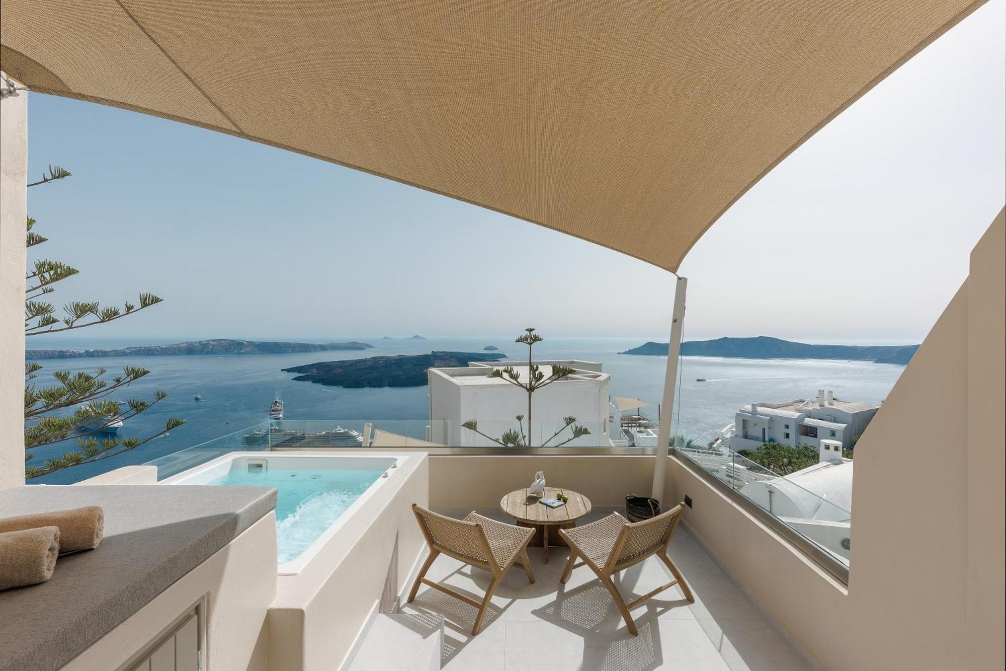 Morfes Luxury Suites By Caldera Houses Фиростефани Екстериор снимка