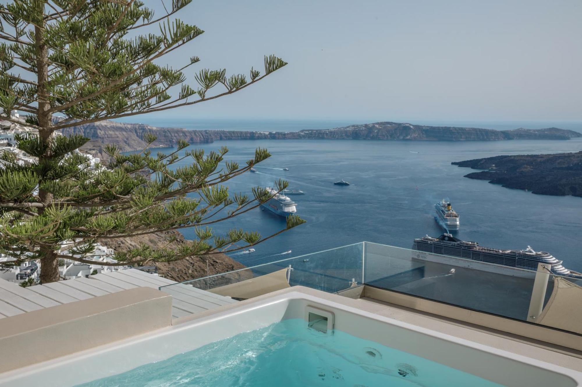 Morfes Luxury Suites By Caldera Houses Фиростефани Екстериор снимка